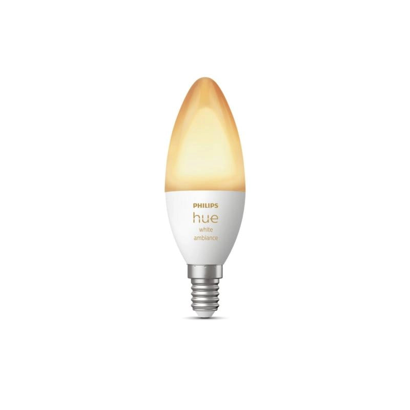 Lampadina LED Inteligente LED E14 5.2W 470 lm B39 Hue White Ambiance PHILIPS