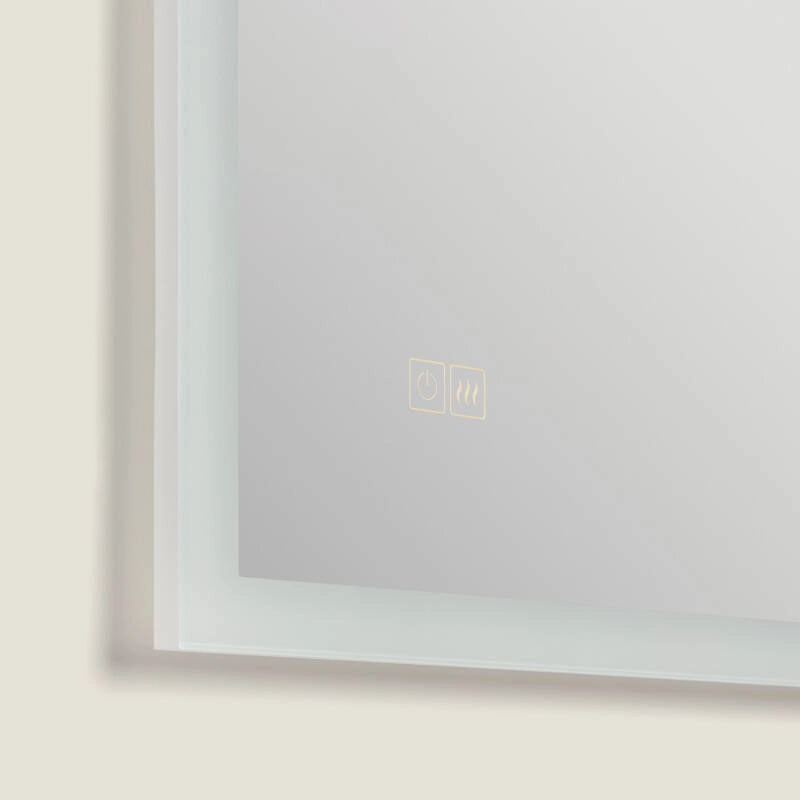 Specchio da Bagno con Luce LED e Antiappannamento 1500x600 mm Iria