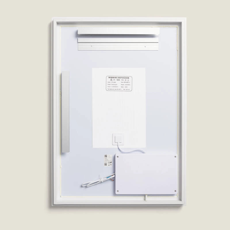 Specchio da Bagno con Luce LED e Antiappannamento 70x50 cm Maia