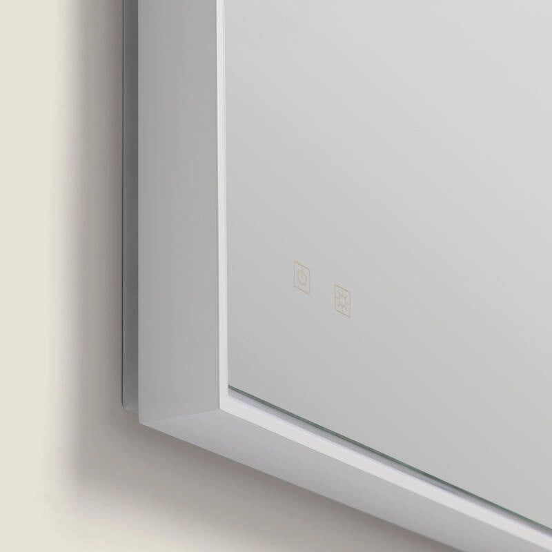 Specchio da Bagno con Luce LED e Antiappannamento 70x50 cm Maia