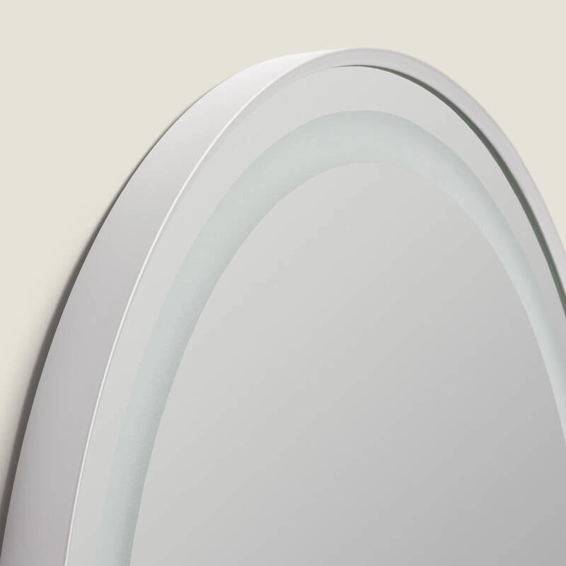 Specchio da Bagno con Luce LED e Antiappannamento Ø60 cm Nour