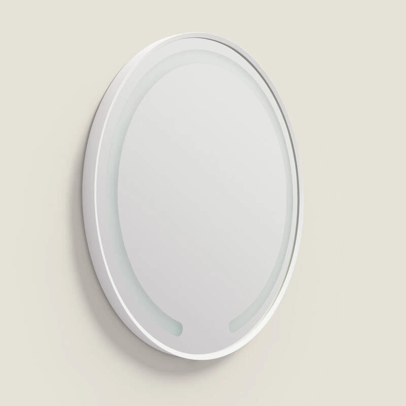 Specchio da Bagno con Luce LED e Antiappannamento Ø60 cm Nour