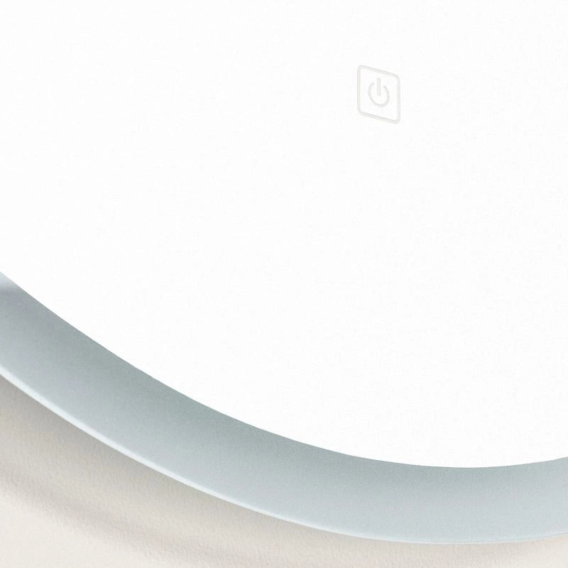 Specchio Bagno con Luce LED y Antiappannamento Ø60 cm Shala