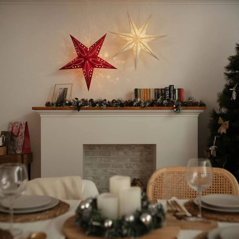 Stella LED Carta a Pile Parilti
