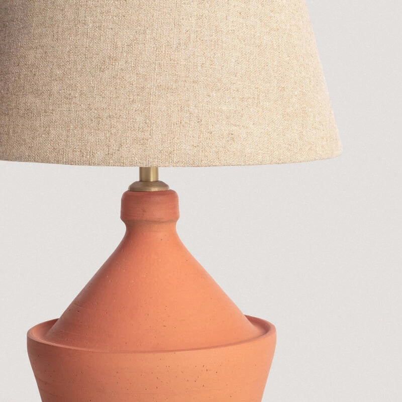 Lampada da Tavolo Terracotta Aike ILUZZIA