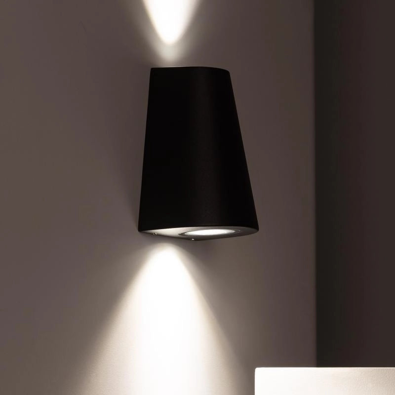 Applique da Parete per Esterni Alluminio Illuminazione Doppia Luce Magna Design