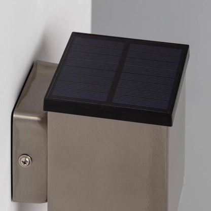 Applique da Parete LED Solare Per Esterni Alluminio Jafaro