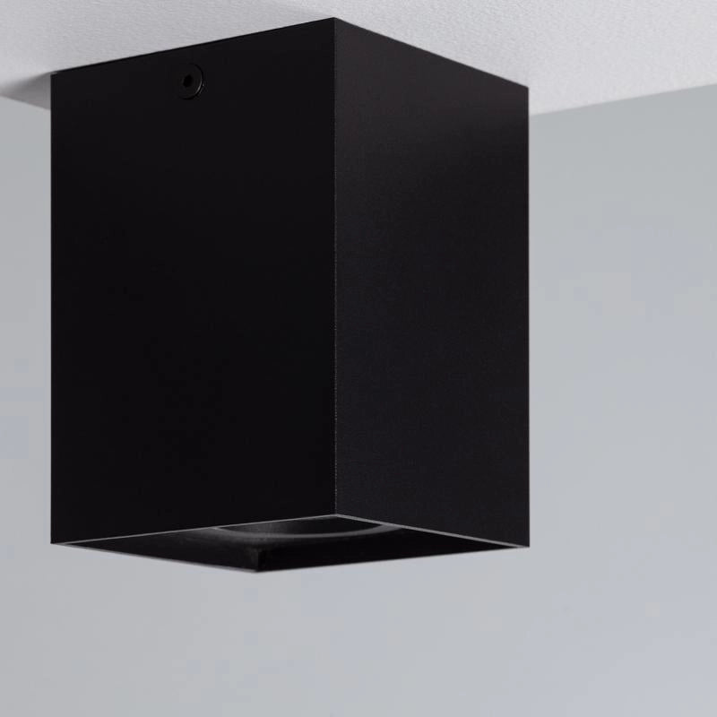 Applique da Soffitto Alluminio Jaspe Nero