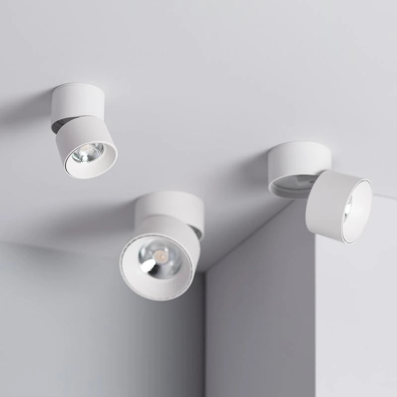 Applique LED 7W Alluminio Circolare Bianco New Onuba