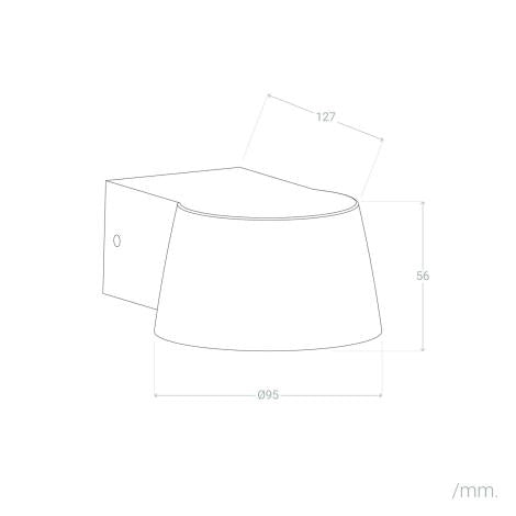 Applique da Parete per Esterni LED 7W Alluminio Dumai