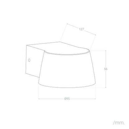 Applique da Parete per Esterni LED 7W Alluminio Dumai