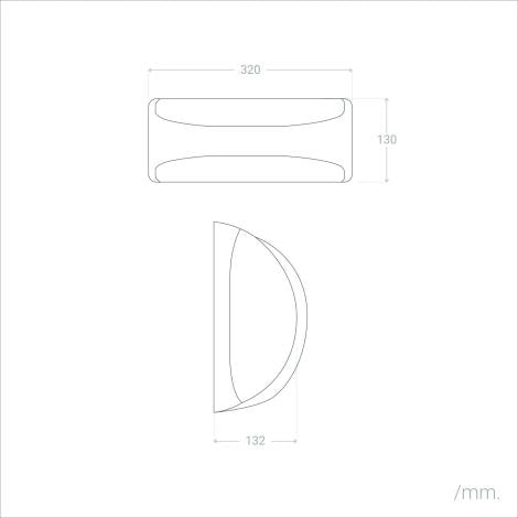 Applique da Parete LED 12W Per Esterni Venus