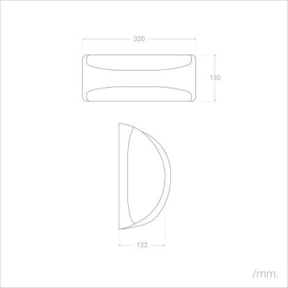 Applique da Parete LED 12W Per Esterni Venus