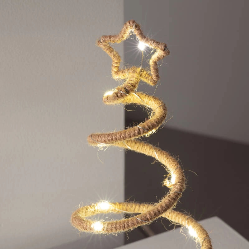 Albero di Natale LED Corda a Pile Spiraly