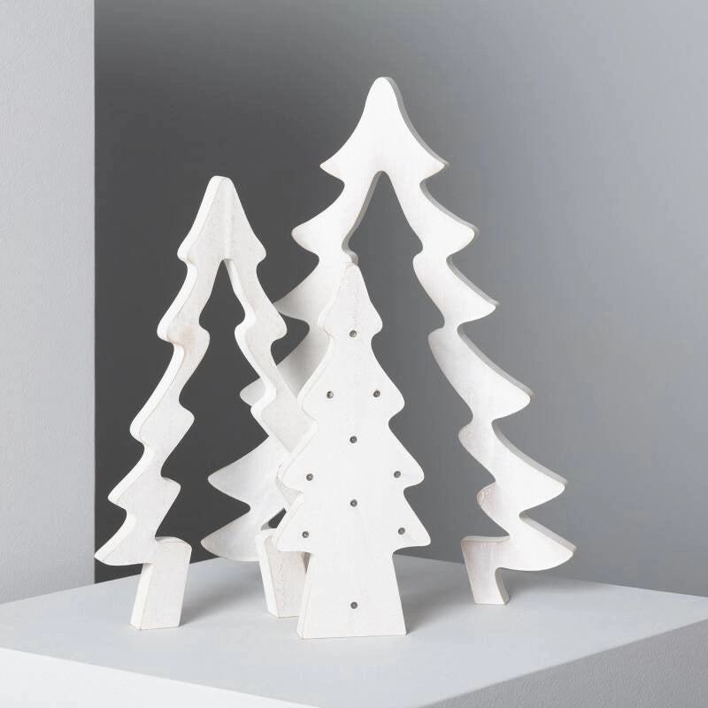 Albero di Natale LED Legno a Pile Kolm