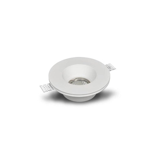 Portafaretto Downlight Integrazione Cartongesso Circolare per Lampadina LED GU10 Ø133 mm