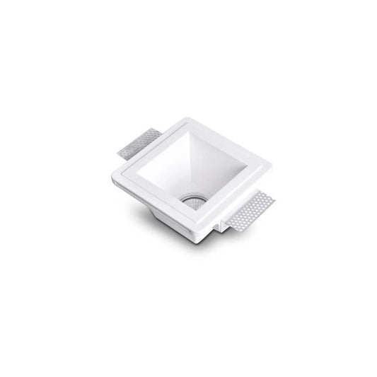 Portafaretto Downlight Integrazione Cartongesso Quadrato per Lampadina LED GU10