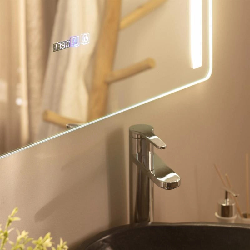 Specchio da Bagno con Luce LED e Antiappannamento 60x80 cm Big Similan