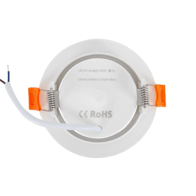 Faretto Downlight LED 5W Circolare SOLID Foro Ø 75 mm