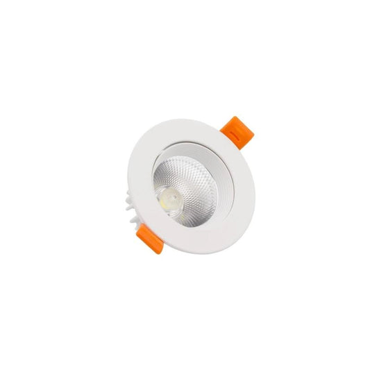 Faretto Downlight LED 9W Circolare COB CRI90 Foro Ø 90 mm