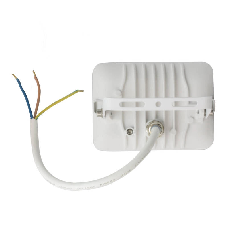 Proiettore LED Slim 10W 120lm/W IP65 Vetro Bianco