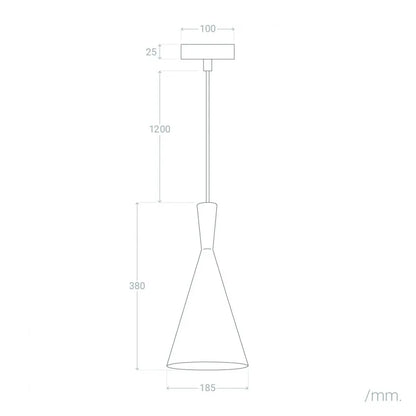 Lampada a Sospensione in Metallo Lennon per illuminazione cucina