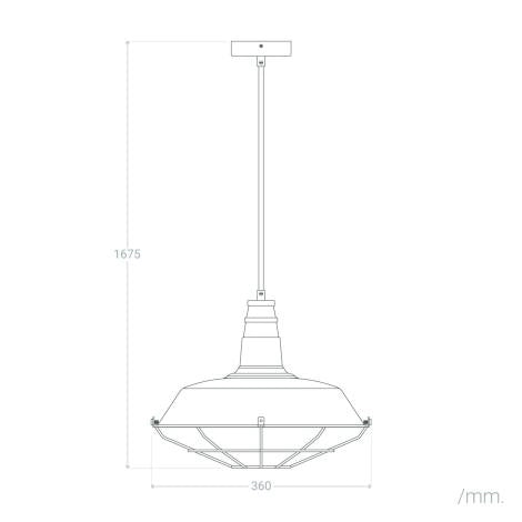 Lampada a Sospensione in Metallo Jagger