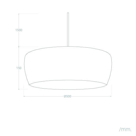 Lampada a Sospensione in Bambù Shuka Sari Big Ø500 mm ILUZZIA