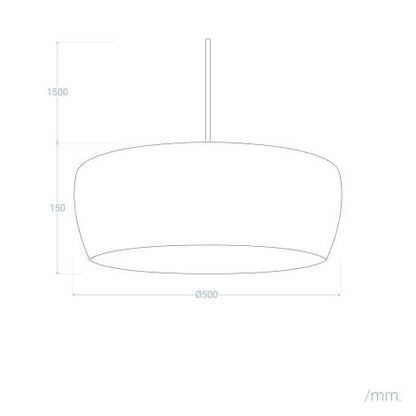 Lampada a Sospensione in Bambù Shuka Sari Big Ø500 mm ILUZZIA