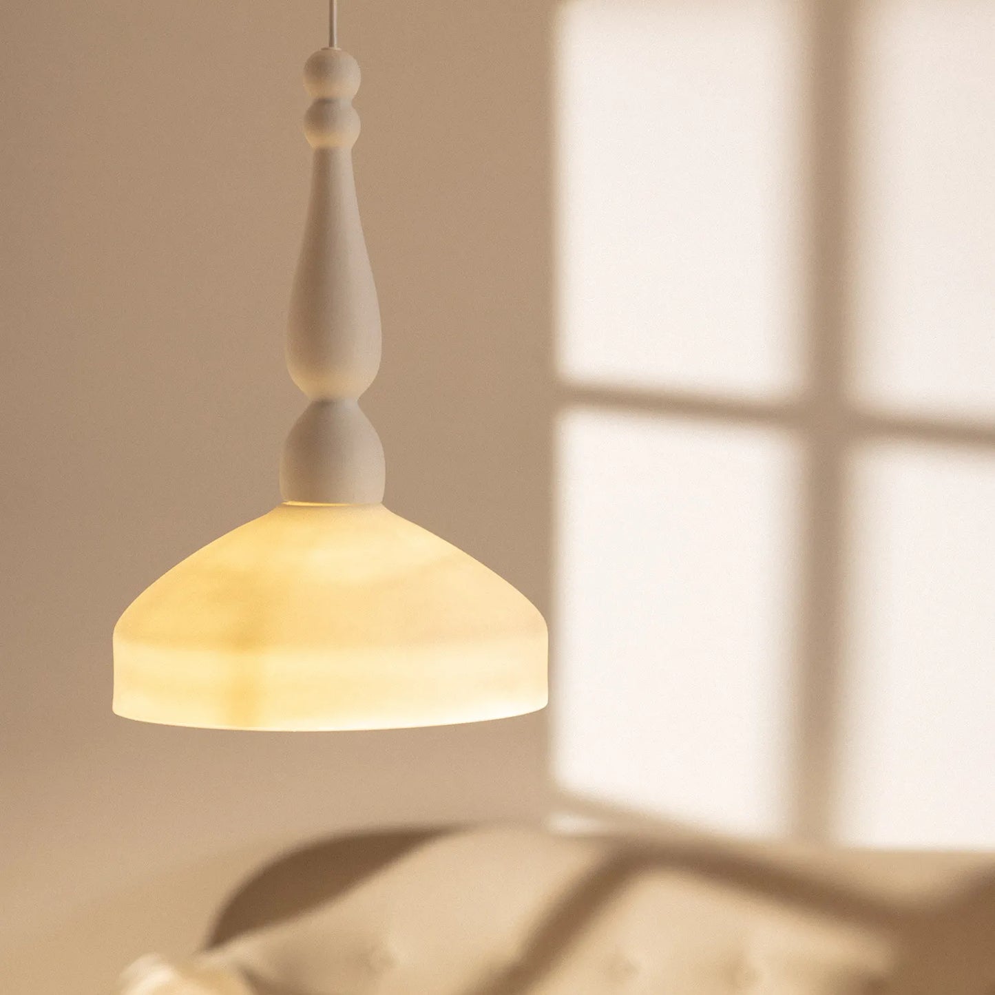 Lampada a sospensione in ceramica Almanzor per illuminazione cucina