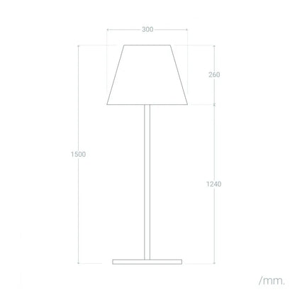 Lampada da Terra per Esterni Alluminio Maipo