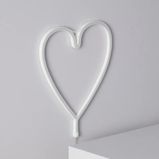 Neon LED Heart con Batteria