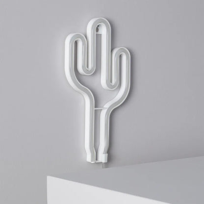 Neon LED Cactus con Batteria