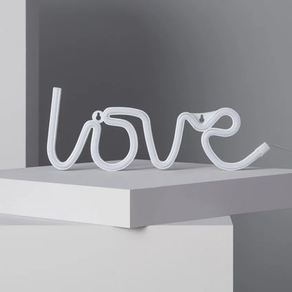 Neon LED Love con Batteria