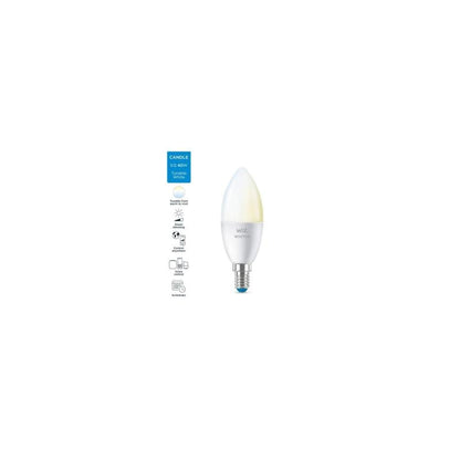 Pack 2 Lampadine LED Smart Wi-Fi + Bluetooth E14 C37 CCT RegolabileWIZ 4.9W