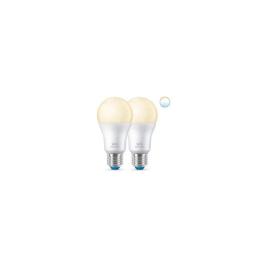 Pack 2 Lampadine LED Smart Wi-Fi + Bluetooth E27 A60 RegolabileWIZ 8W