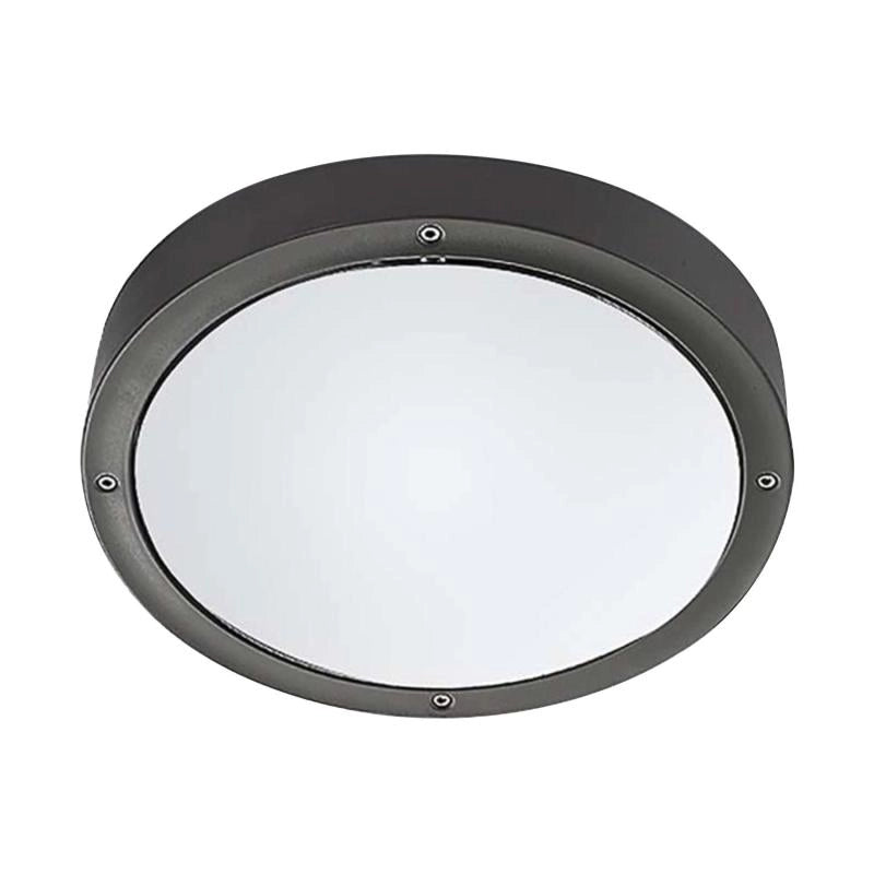 Plafoniera Basic LED Aluminium 14.5W IP65 LEDS-C4 Grigio Urbano