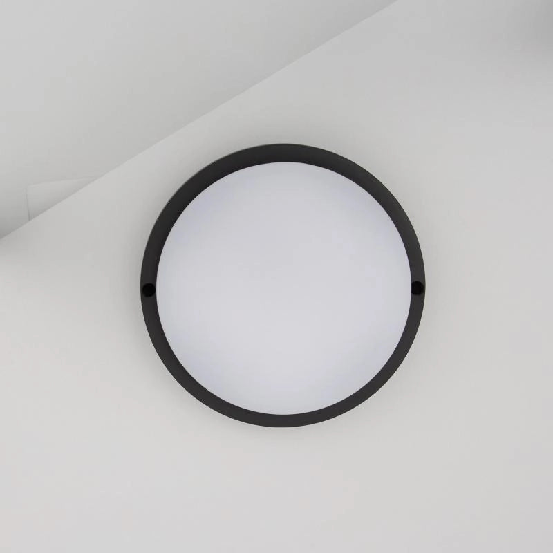 Plafoniera LED 15W Circolare per Esterni Ø155 mm IP65 Hublot Black