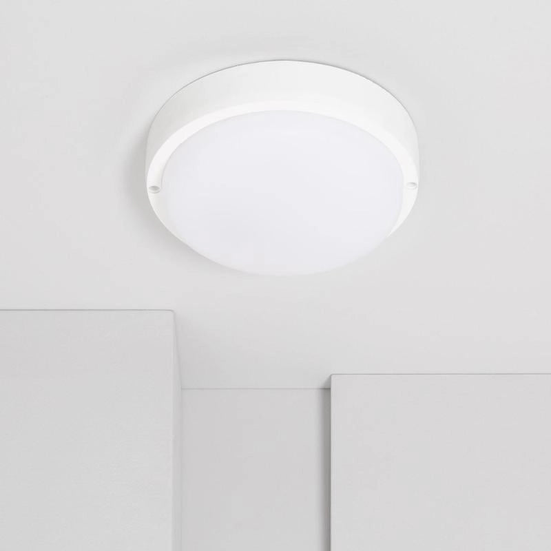 Plafoniera LED 25W Circolare per Esterni Ø175 mm IP65 Hublot White